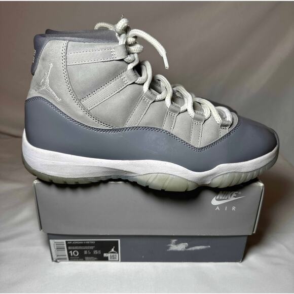 Size 10 - Nike Air Jordan 11 Retro Cool Grey 2021 Men's Shoes - Picture 1 of 10